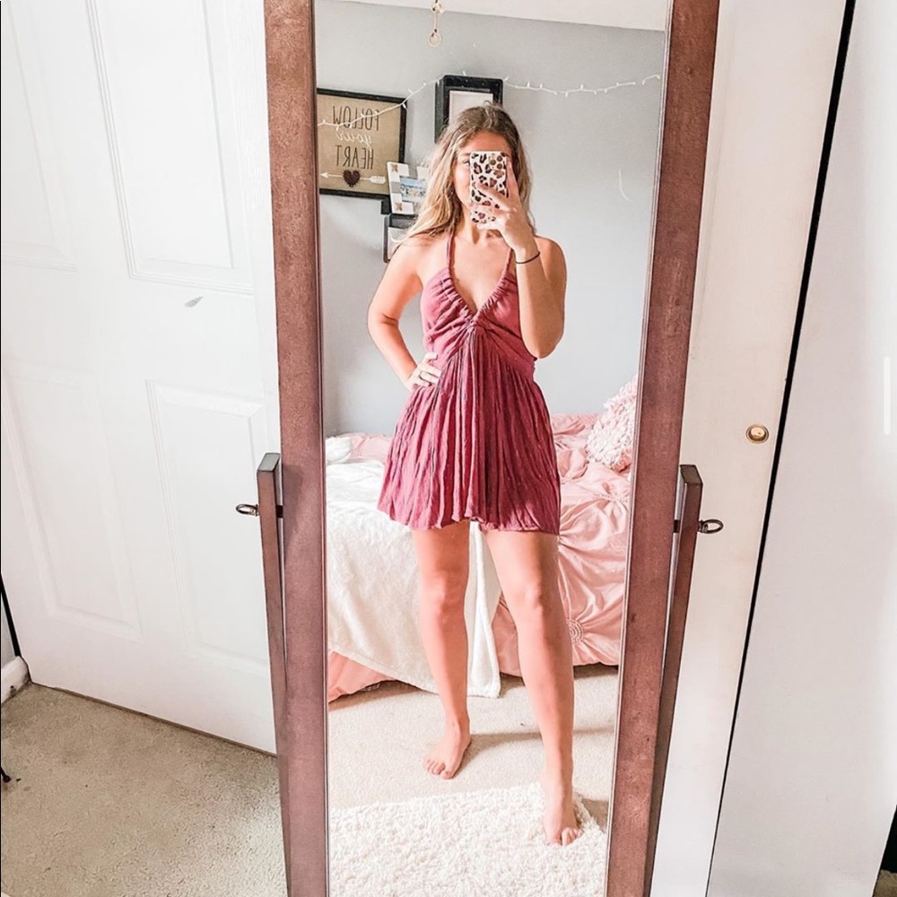 Free People mauve dress